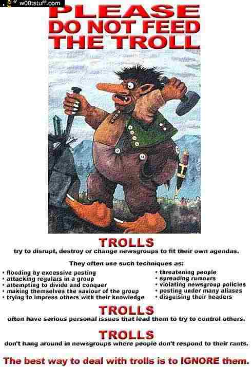 Please do not feed the troll