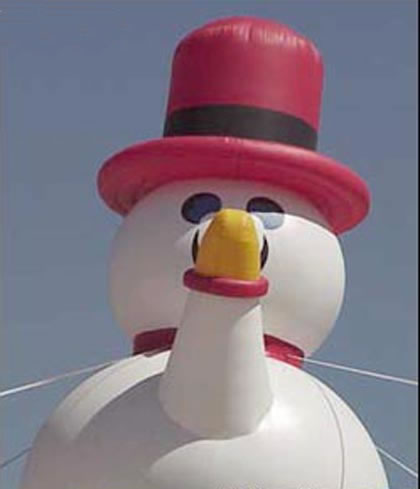 Giant snowman girl-pleaser