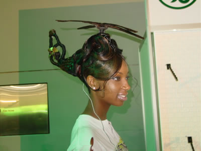 Helicopter hair head