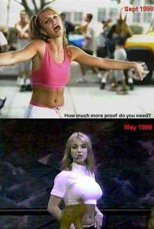 Britney Spears' boobs