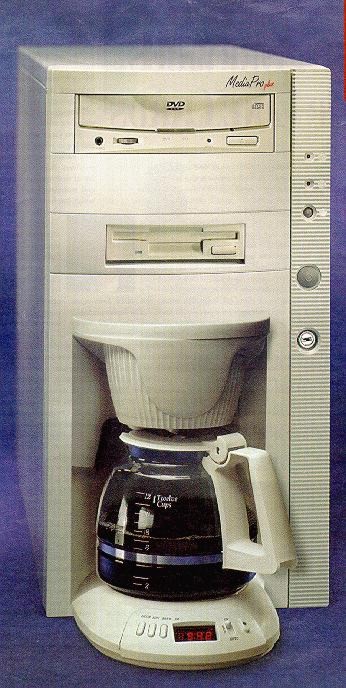 Computer coffee maker