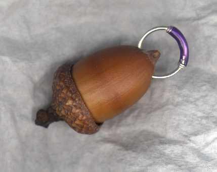 Pierced acorn nipple