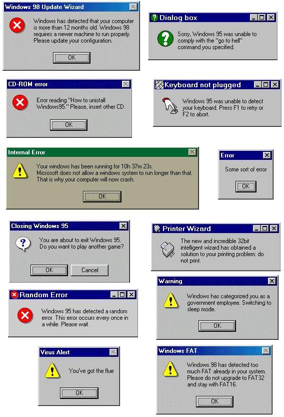 Windows error collection 