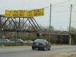 Stupid bridge sign