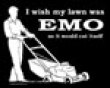 Funny pics mix: I wish my lawn were emo picture