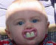 Funny baby pacifier picture