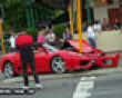 Funny pics mix: Ferrari wreck picture