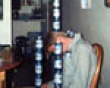 Beer cans stacking picture