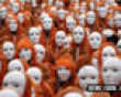 A lot of scary masks picture
