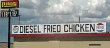 Fried chicken with diesel fuel