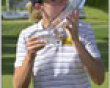 Funny trophy kiss picture