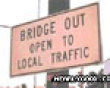 Funny pics tracker: Bridge is out picture