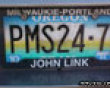 Female license plate picture