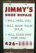 Clever shoe repair ad