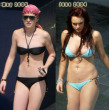 Lindsay Lohan Before & After