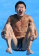 Funny pictures : Diving Face