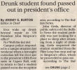 Funny pictures : Drunk Student