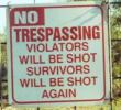 Funny pictures : No Trespassing