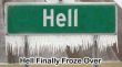 Funny pictures : Hell finally froze over
