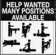 Many Positions Available