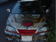 Tiger car paint job