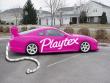 Funny pictures : Womans Race Car Playtex