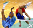 Funny pictures : Foots...volleyball