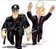 Funny pictures : Clintons Handcuffs