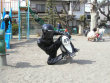 Ultra fast motorcyclist