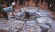 Cool sidewalk art looks 3d