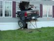 Horrible crash into a house