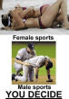 Funny pictures: Why male sports are gay
