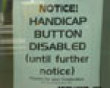 Funny pics mix: Handicap button disabled picture