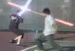 Funny videos : Light saber fight