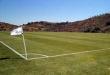 Female streaker scores goal!