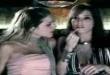Funny videos : Girls kissing - blue light advert