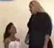 Funny videos : Massive girl and a tiny girl video
