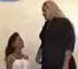 Massive girl and a tiny girl video