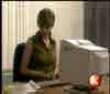 Blonde typewriter