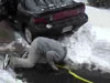 Stupid videos : Car bumper rip off