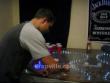 Home made videos : Guy burns after drinking flaming alchohol