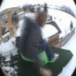 Strange sledge stunt
