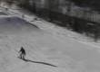 Snow boarder knocked out