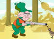Funny cartoons : Cheneys got a gun