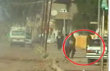 Iraqi kid throws gernade at us military vehicle