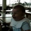 Adorable laughing baby