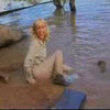 River otter cops a feel