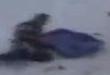 Crazy sledding accident