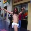 Jesus gone crazy!