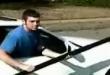 Brutal car jousting